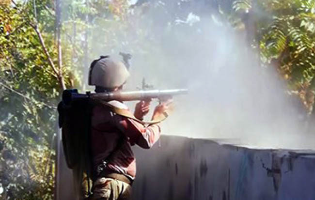 US Forces Providing Air  Support to Afghan Soldiers during Special Operations
